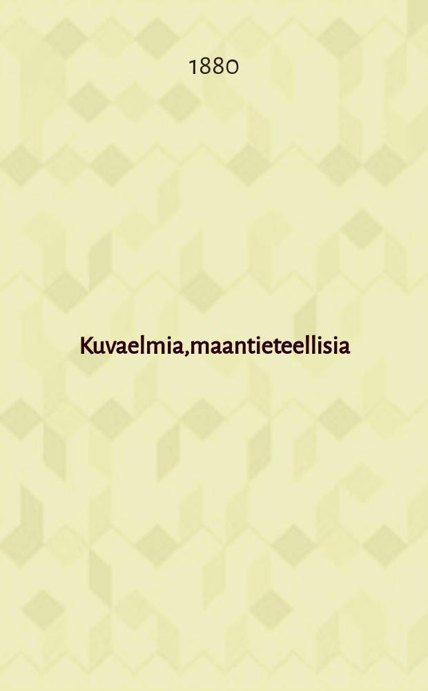 Kuvaelmia,maantieteellisia : venäjä 3