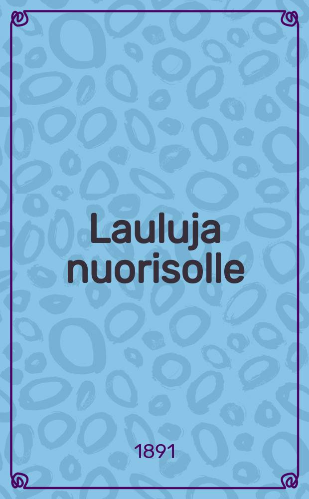 Lauluja nuorisolle