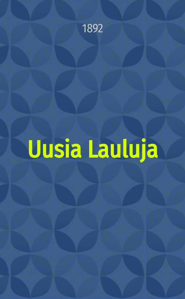 Uusia Lauluja