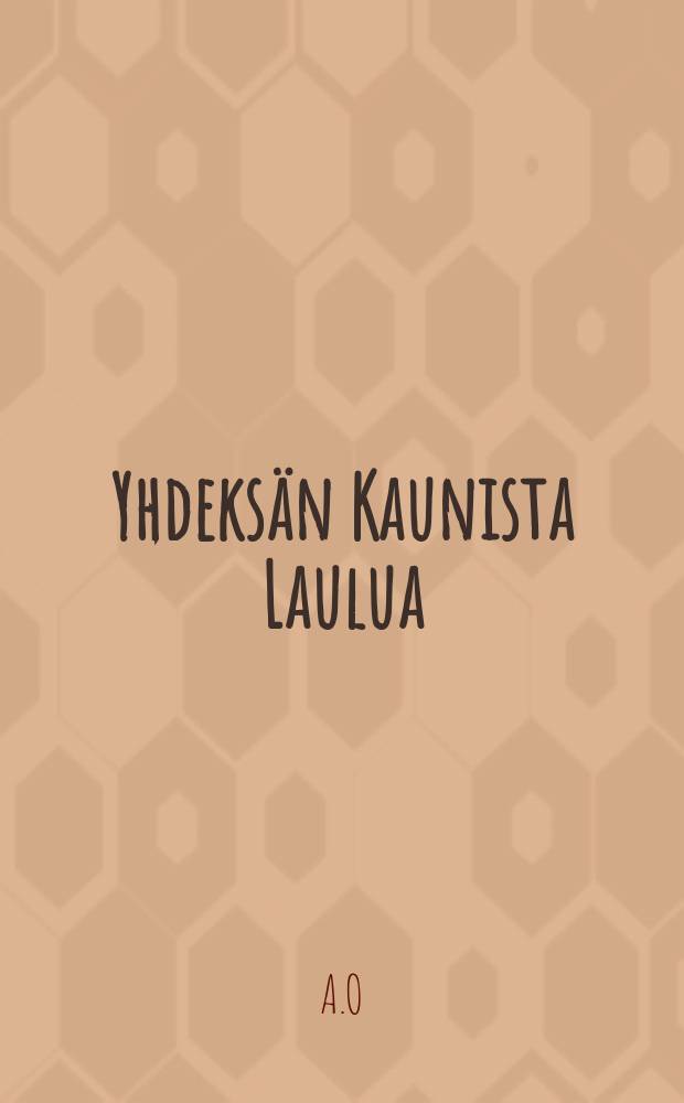 Yhdeksän Kaunista Laulua