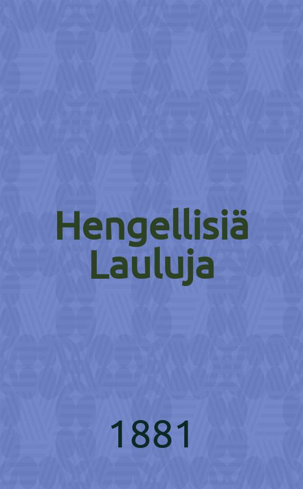 Hengellisiä Lauluja