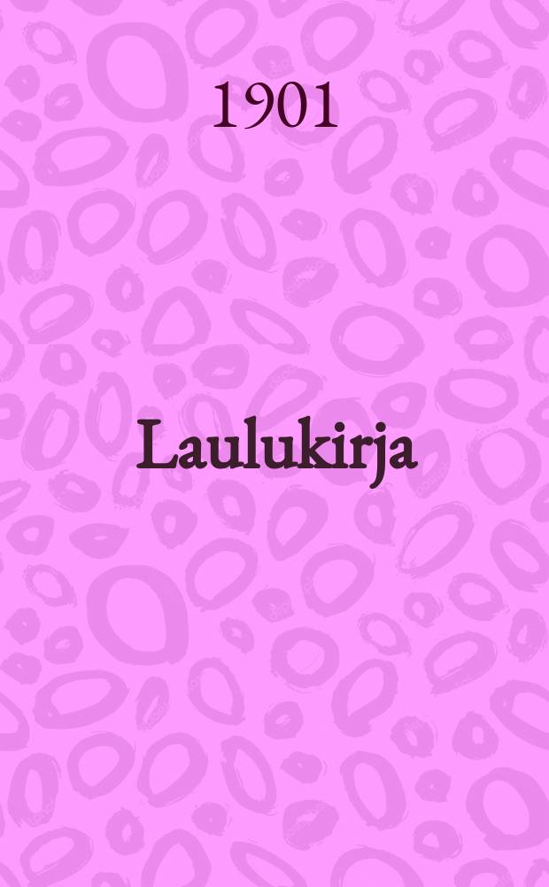 Laulukirja