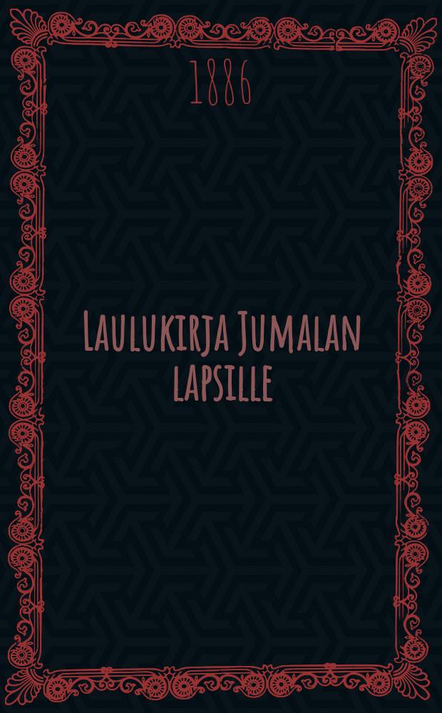 Laulukirja Jumalan lapsille