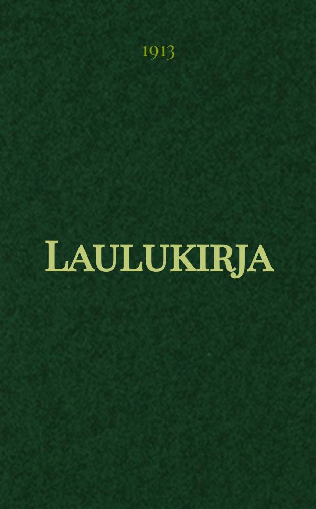 Laulukirja