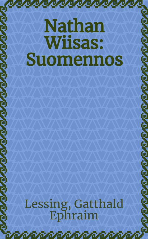 Nathan Wiisas : Suomennos