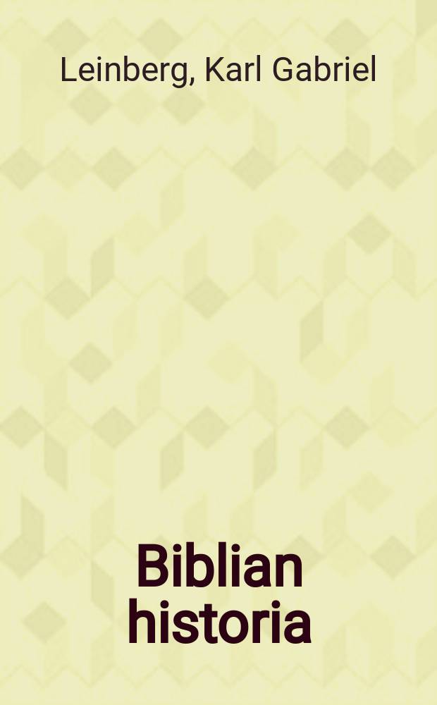 Biblian historia