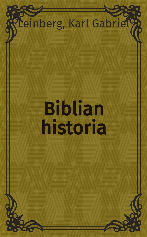 Biblian historia