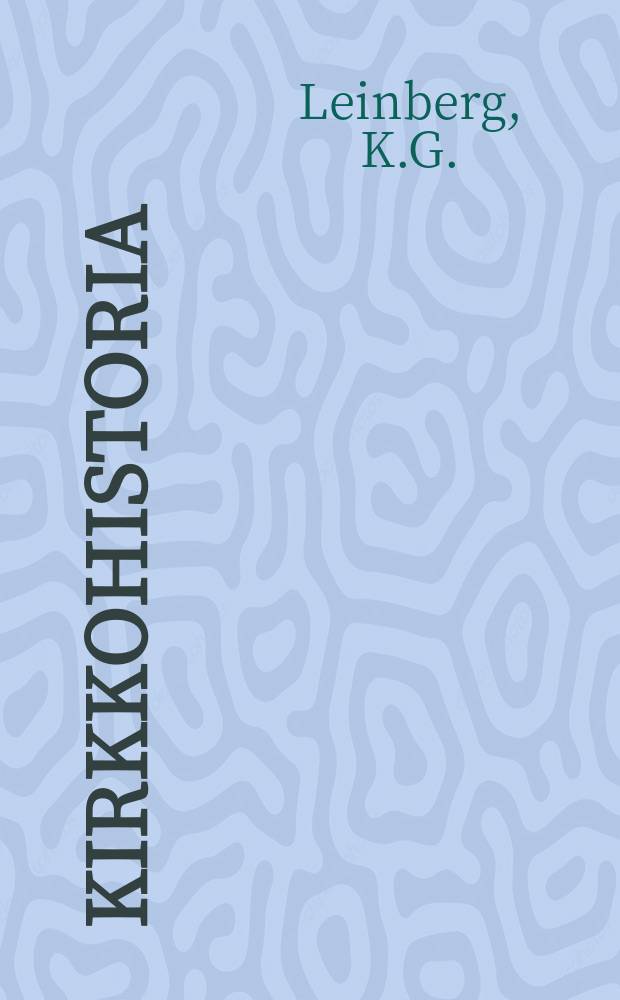 Kirkkohistoria