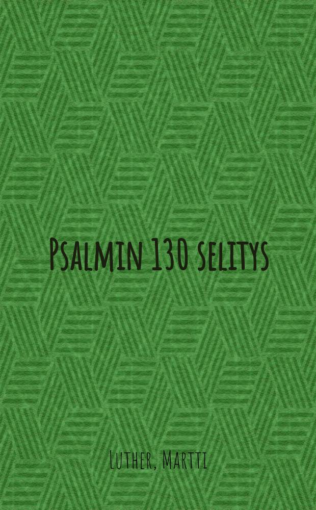 Psalmin 130 selitys