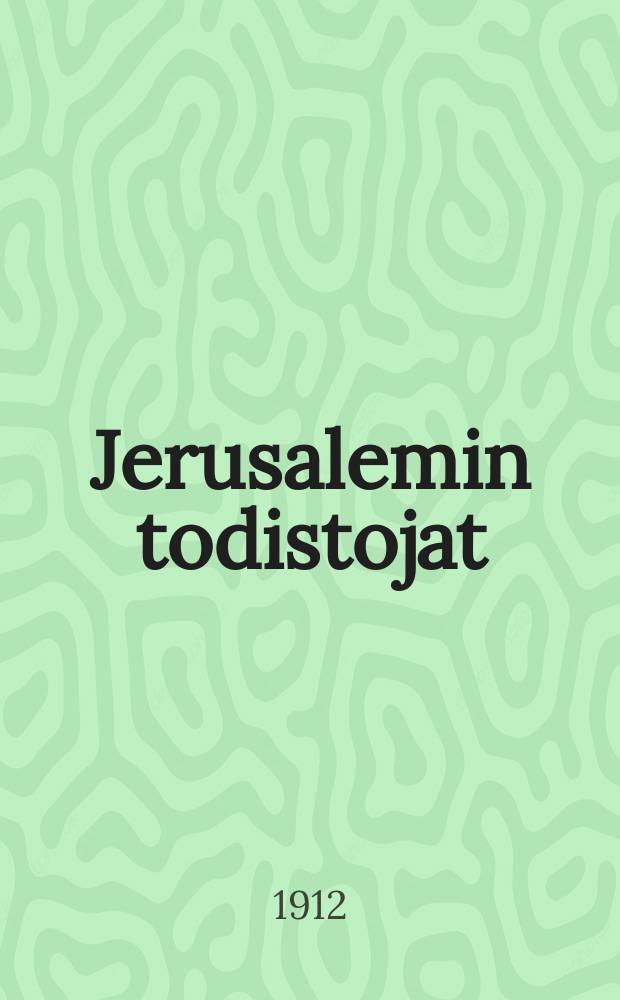 Jerusalemin todistojat