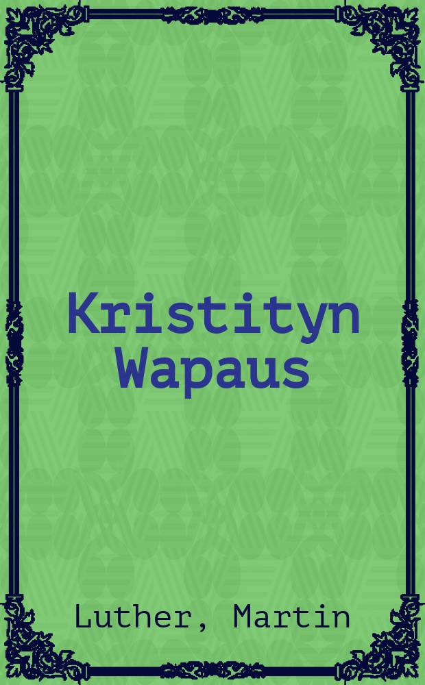 Kristityn Wapaus