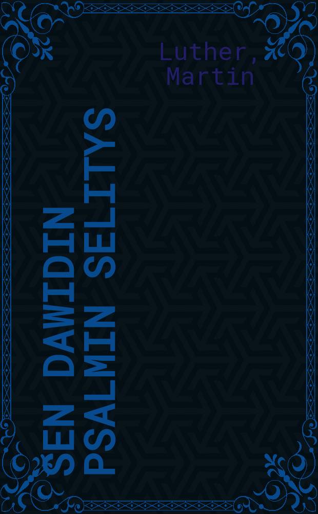 51:sen Dawidin Psalmin selitys