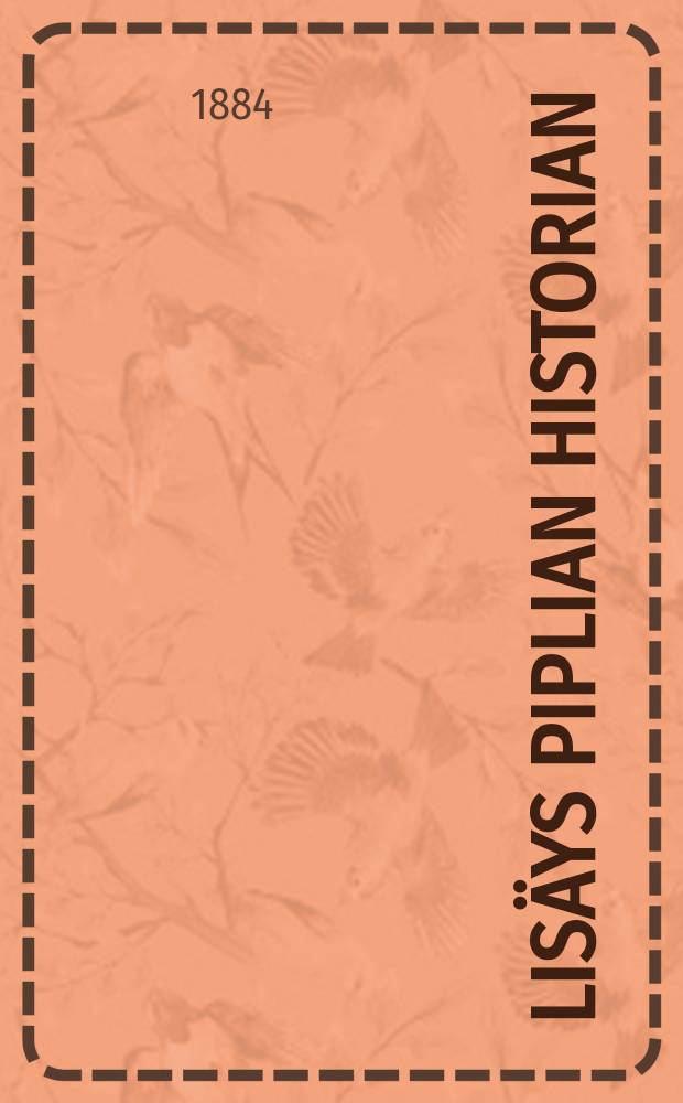 Lisäys Piplian historian