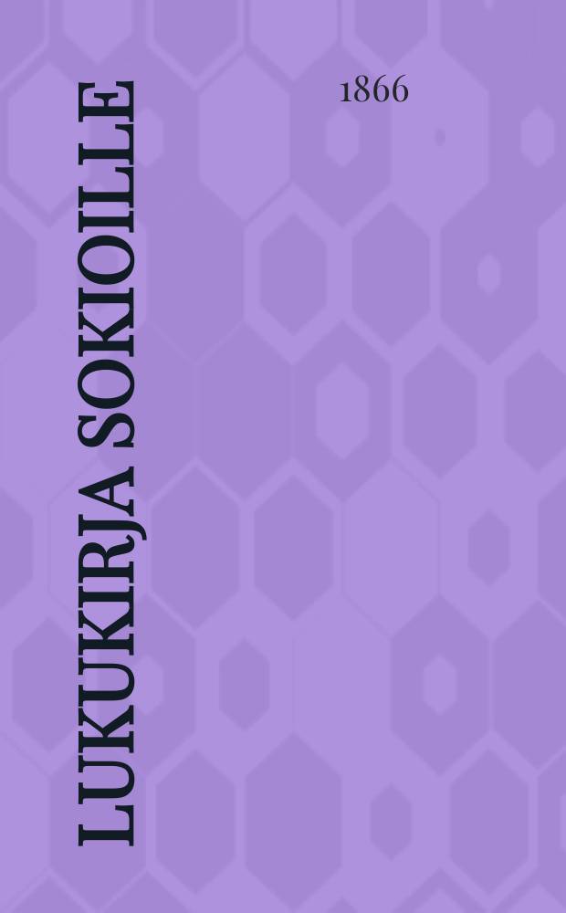 Lukukirja Sokioille