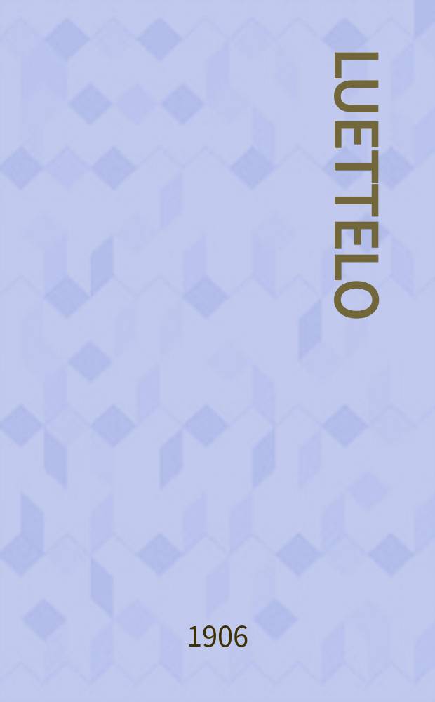 Luettelo