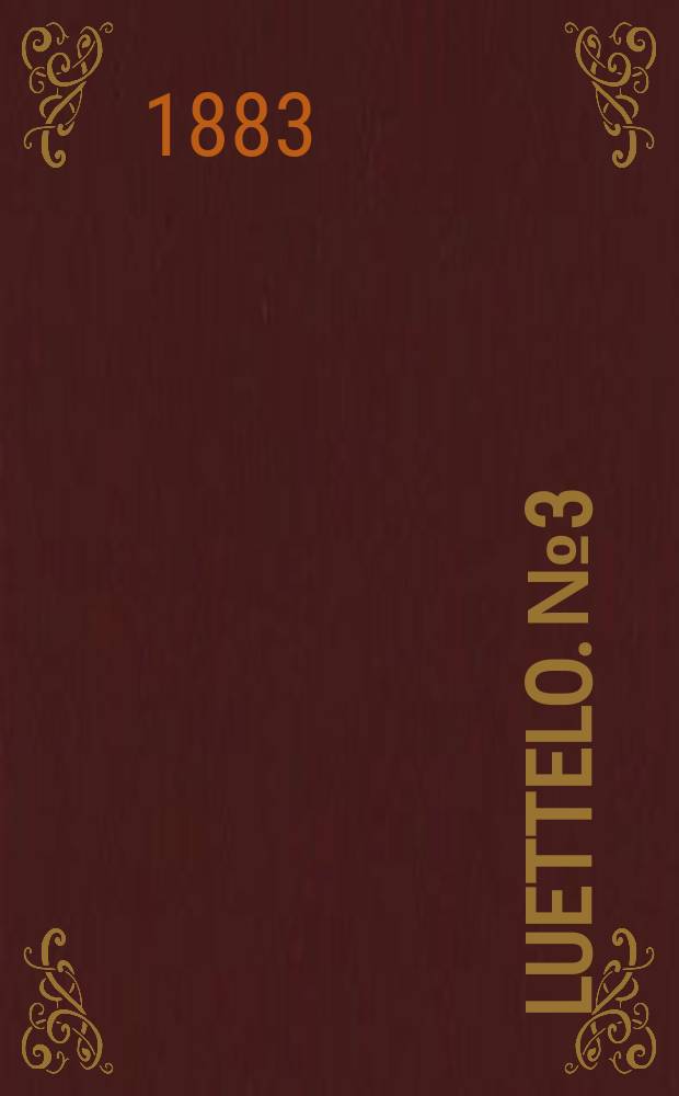 Luettelo. №3