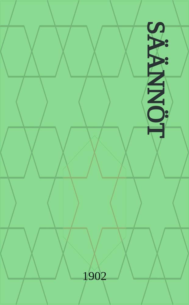 S&auml;&auml;nn&ouml;t