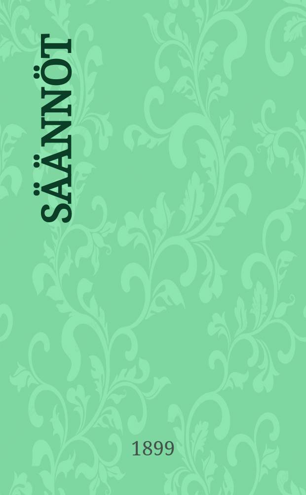 S&auml;&auml;nn&ouml;t