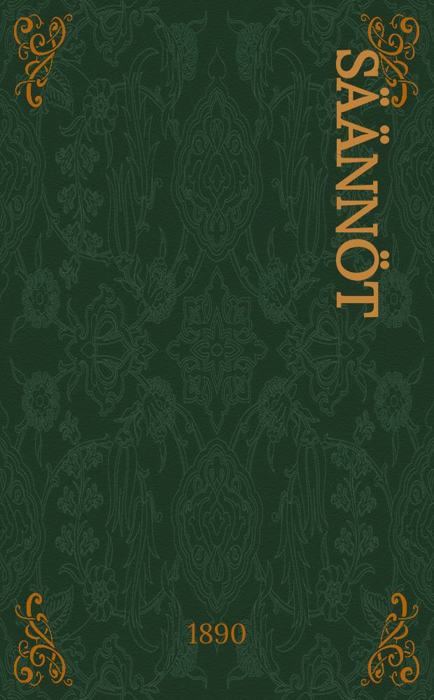 S&auml;&auml;nn&ouml;t