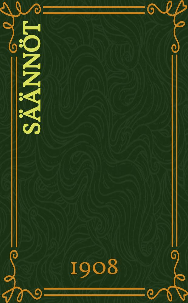 S&auml;&auml;nn&ouml;t