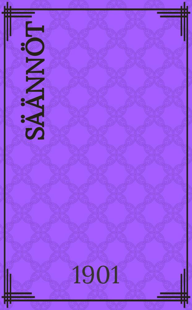 S&auml;&auml;nn&ouml;t