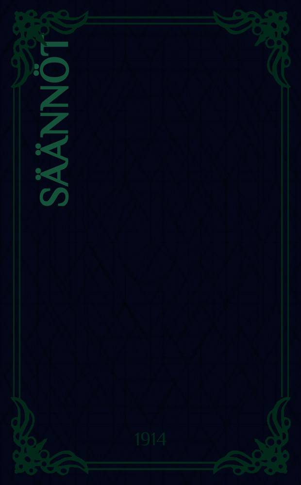 S&auml;&auml;nn&ouml;t