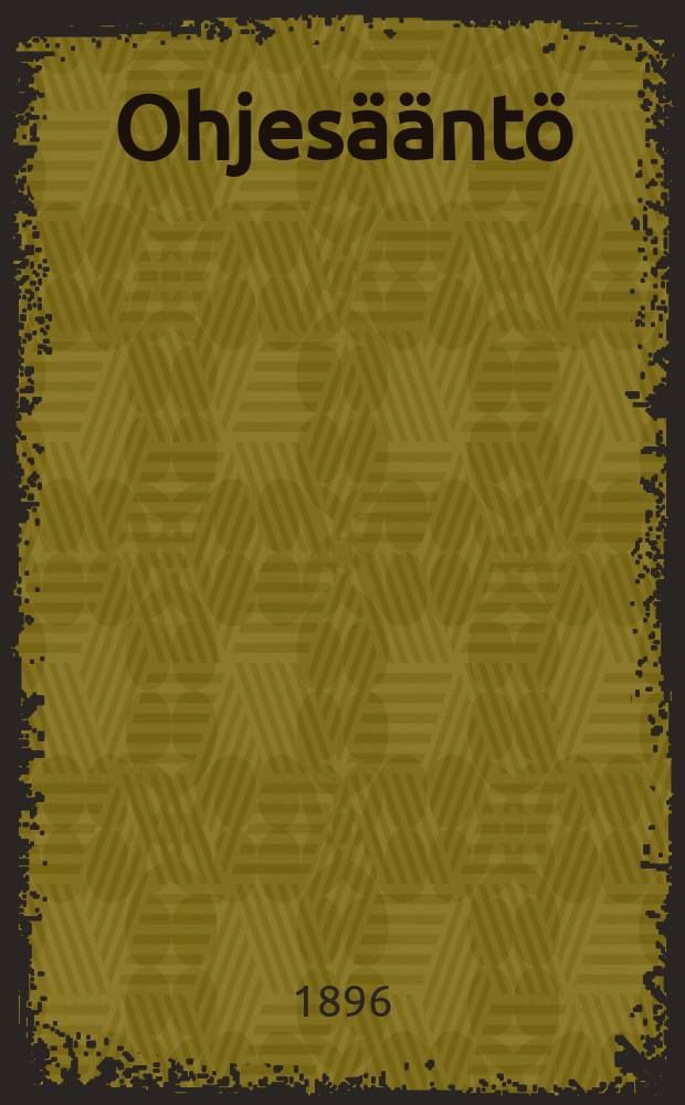 Ohjes&auml;&auml;nt&ouml;