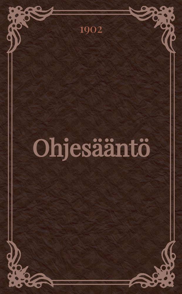 Ohjesääntö