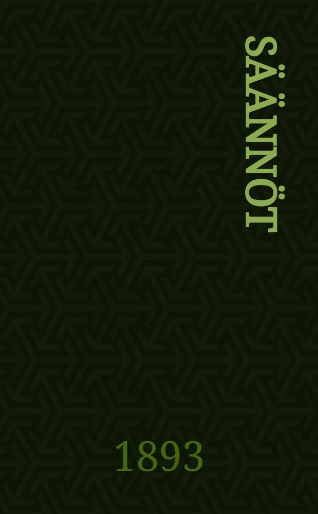 S&auml;&auml;nn&ouml;t