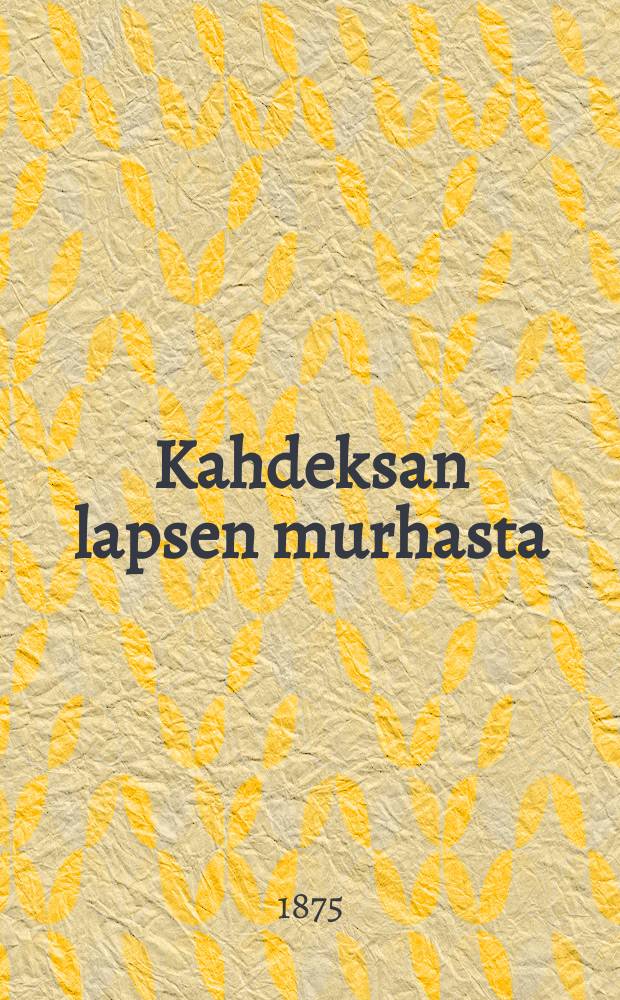 Kahdeksan lapsen murhasta