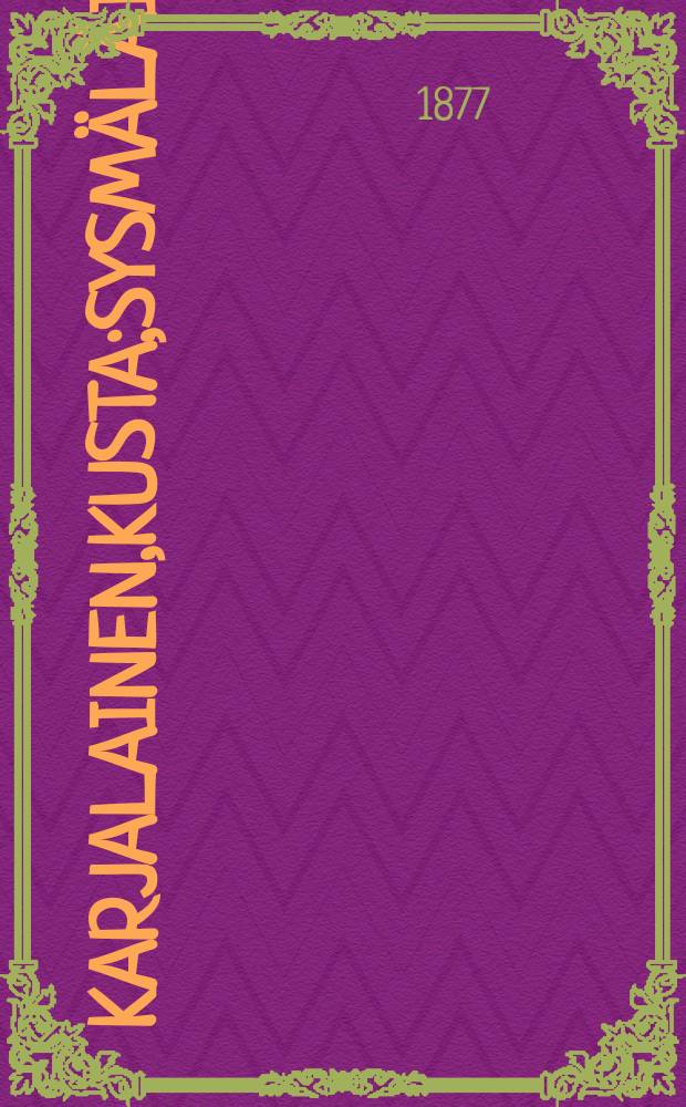 Karjalainen,Kusta;Sysmäläinen