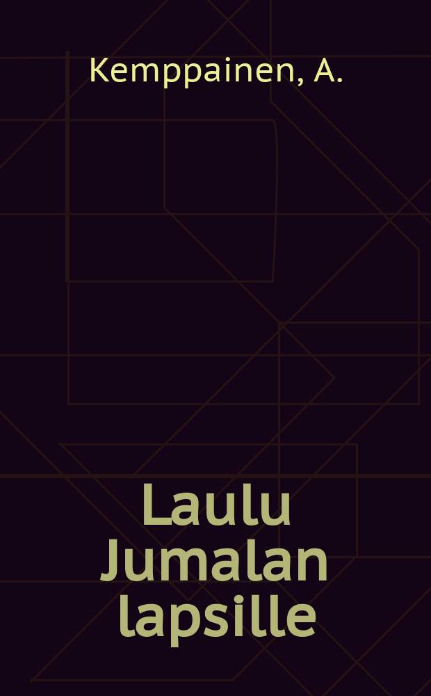 Laulu Jumalan lapsille