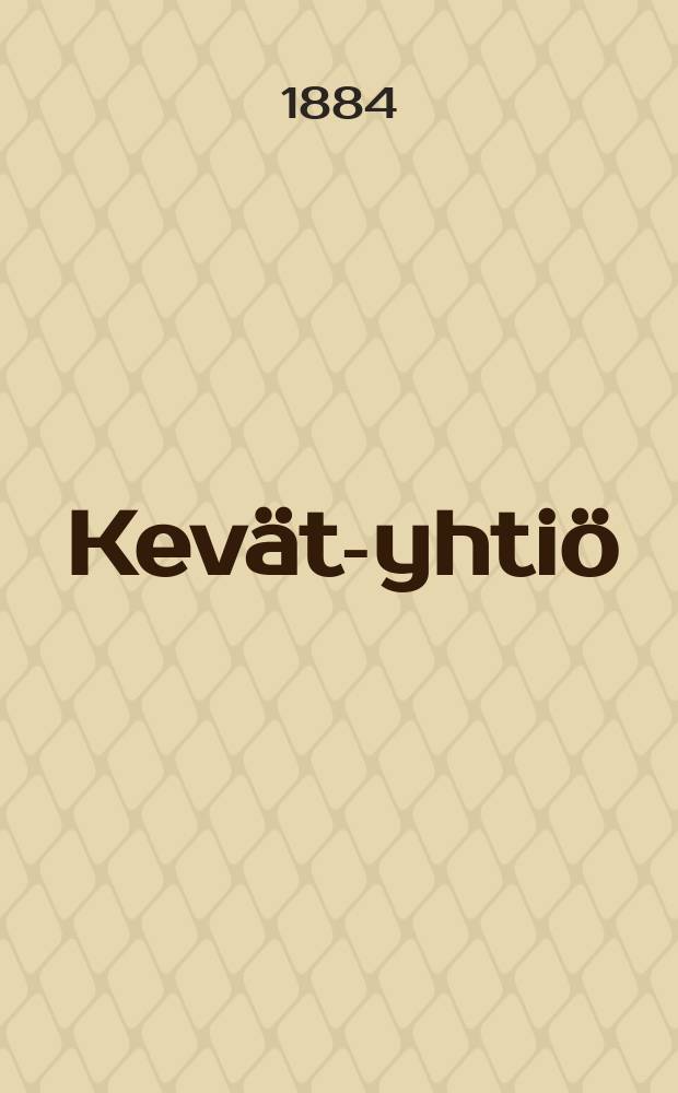 Kev&auml;t-yhti&ouml;