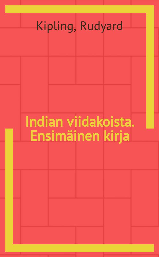 Indian viidakoista. Ensimäinen kirja