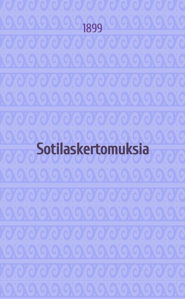 Sotilaskertomuksia