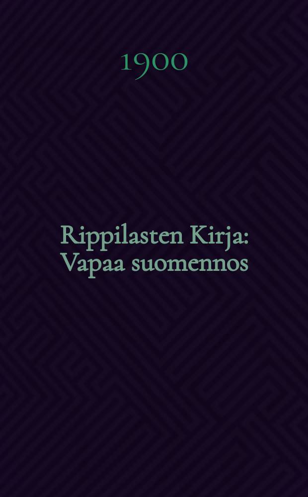 Rippilasten Kirja : Vapaa suomennos