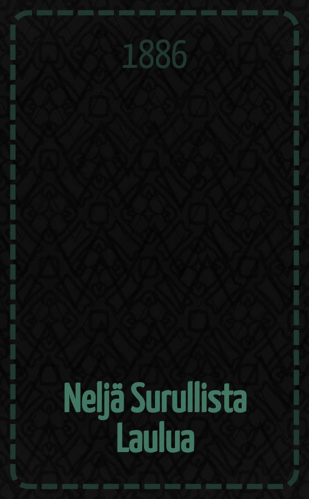 Neljä Surullista Laulua