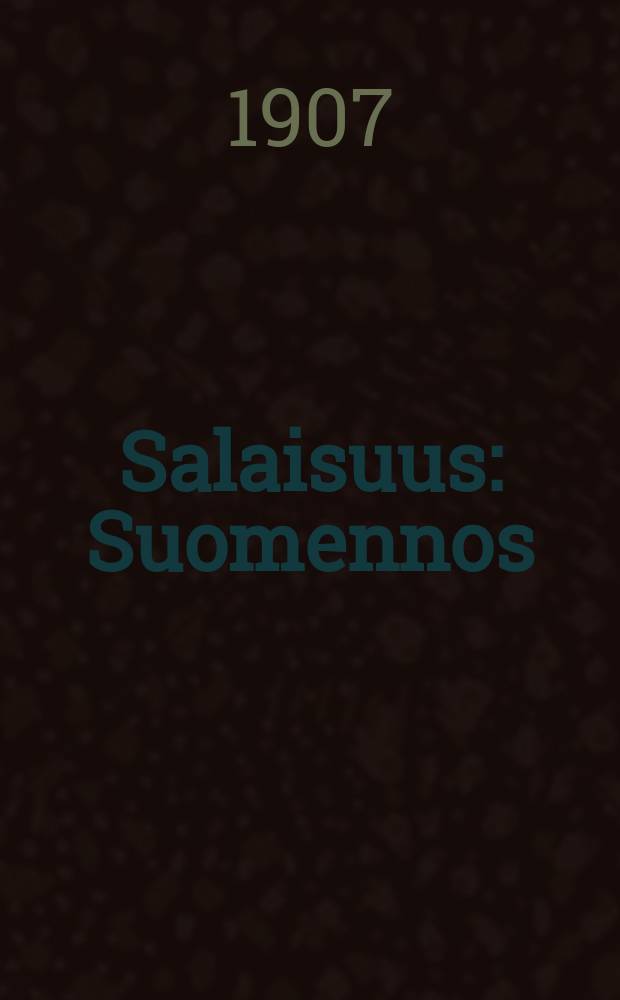 Salaisuus : Suomennos