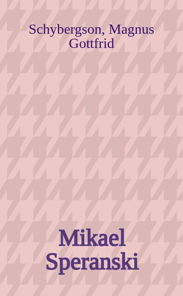 Mikael Speranski
