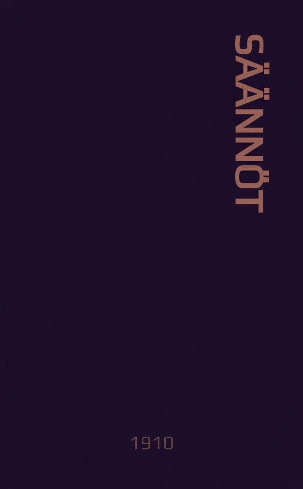 S&auml;&auml;nn&ouml;t