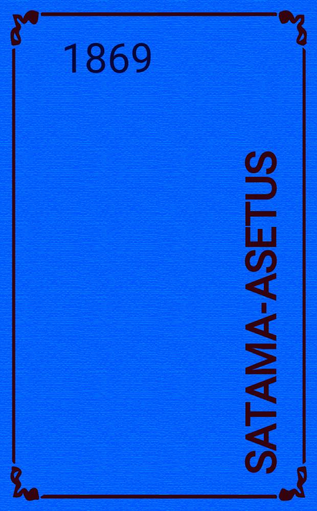 Satama-asetus