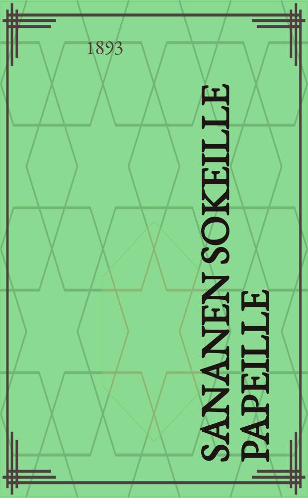 Sananen sokeille papeille : Eräs pelonalainen sanankuulija