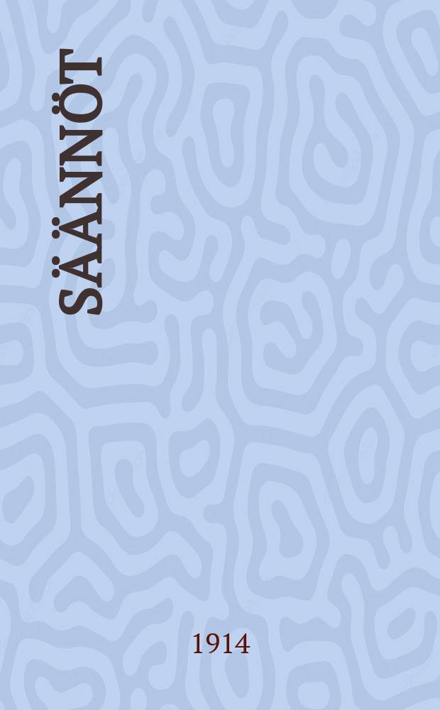 S&auml;&auml;nn&ouml;t