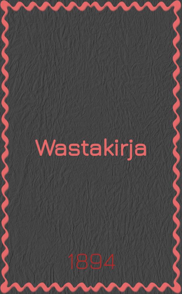 Wastakirja