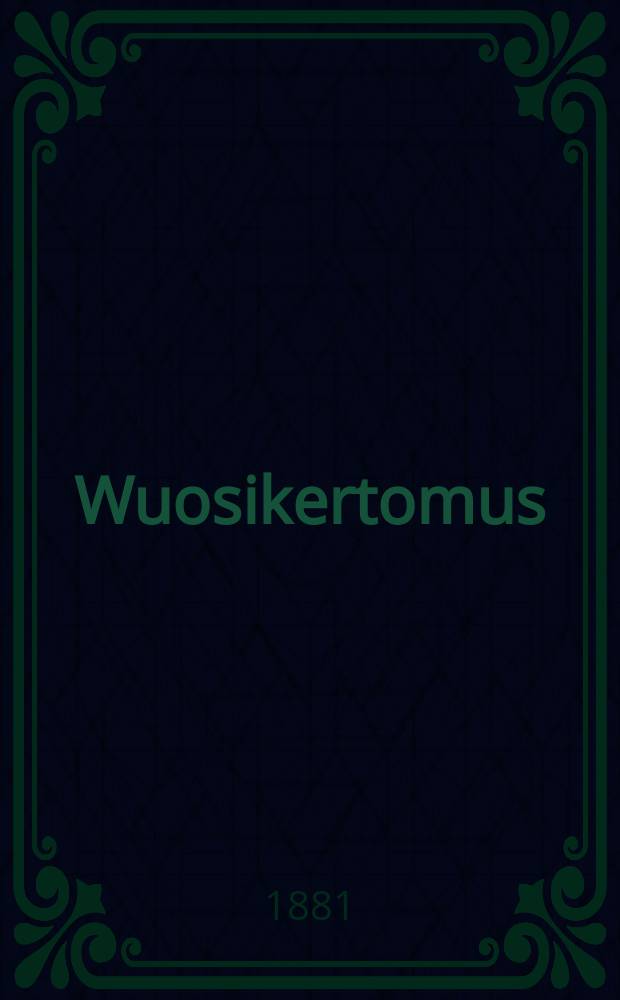 Wuosikertomus