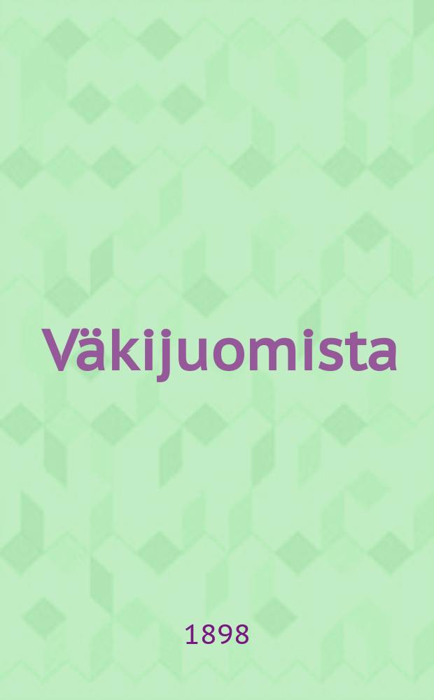 Väkijuomista
