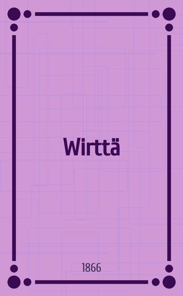 Wirttä