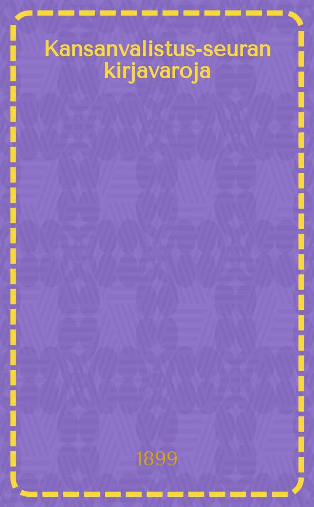 Kansanvalistus-seuran kirjavaroja