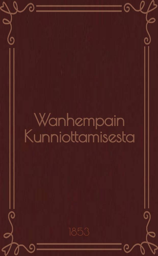Wanhempain Kunniottamisesta