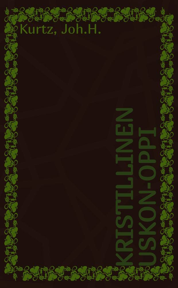 Kristillinen Uskon-oppi